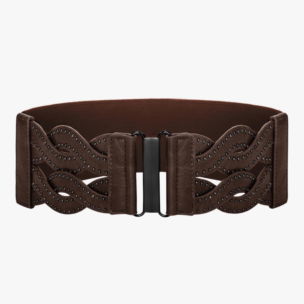 Women's Elastic Wide Belts Vintage Stretchy
Size Large